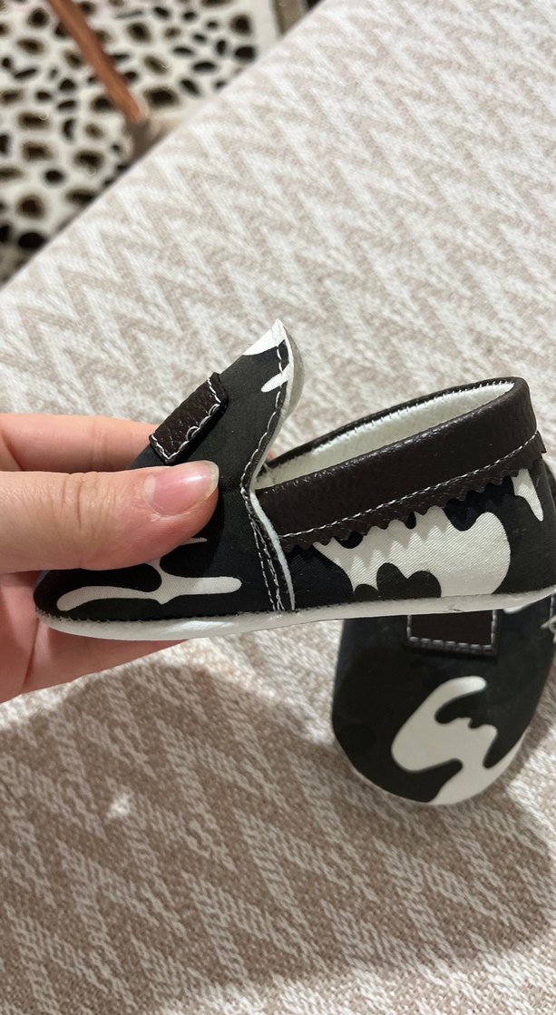 Erkek Bebek Kamuflaj Desenli İlk Adım Ayakkabısı - Görsel 3