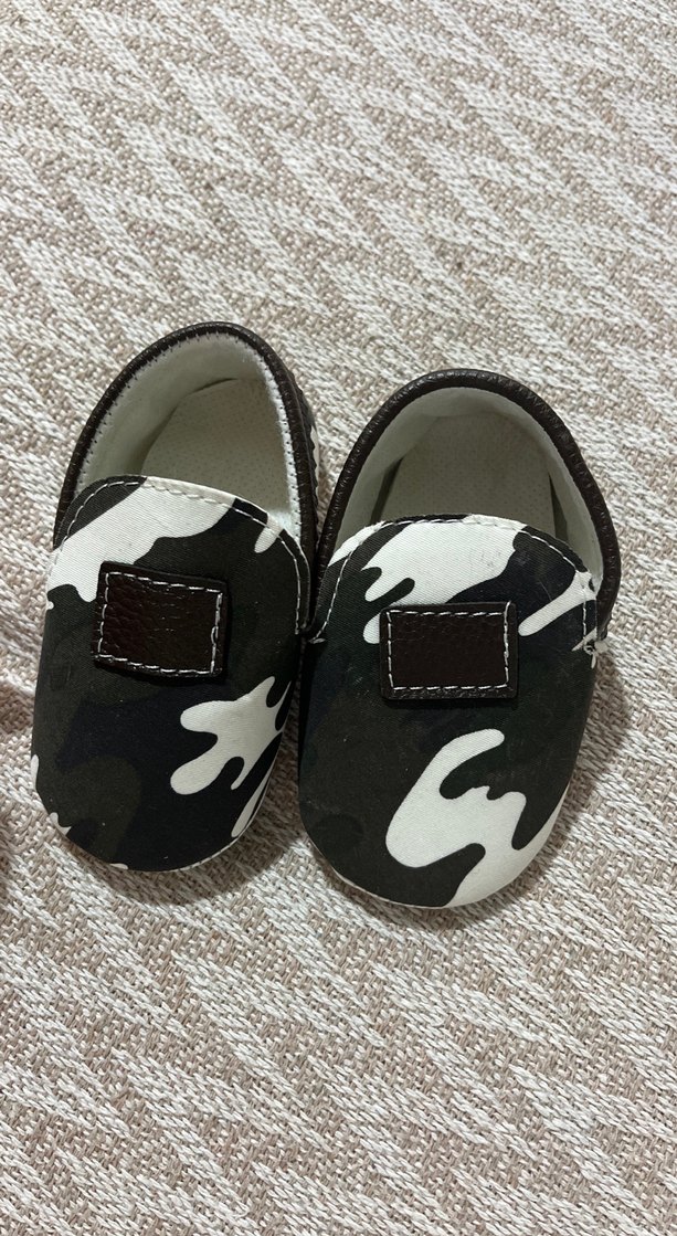 Erkek Bebek Kamuflaj Desenli İlk Adım Ayakkabısı - Görsel 4