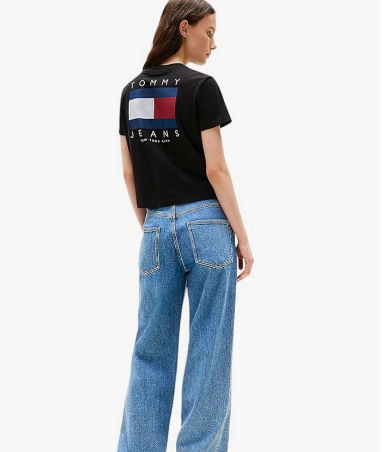 Tommy Hilfiger Siyah Kadın tişört - Görsel 2