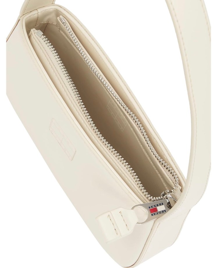 Tommy Hilfiger Krem Deri Kadın Çanta - Görsel 3