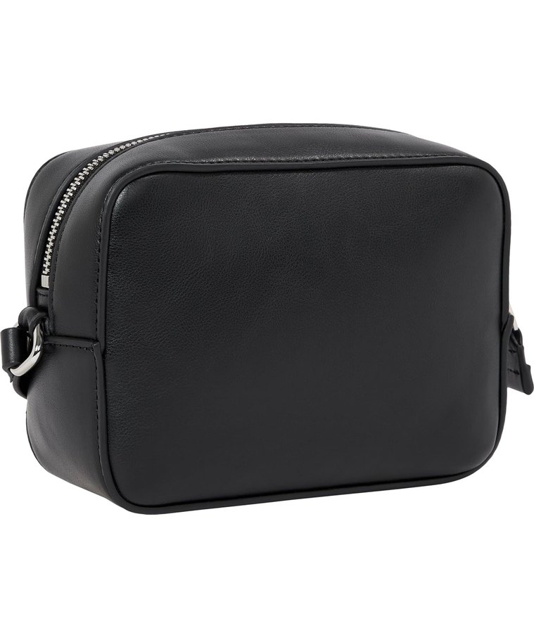 Siyah Deri Tommy Jeans Biker Çapraz Çanta - Görsel 2