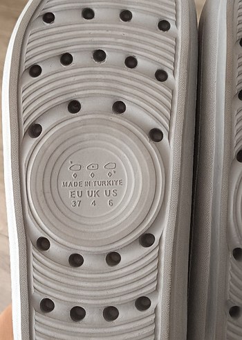 Gri Tokalı Kadın Terlik - Görsel 2