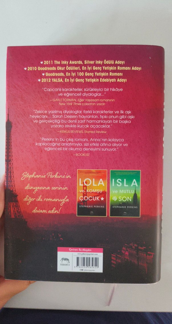 Anna ve Fransız Öpücüğü - Stephanie Perkins - Görsel 2