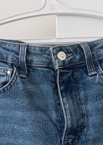 diğer Beden Mavi Kadın Midi Boy Denim Pantolon