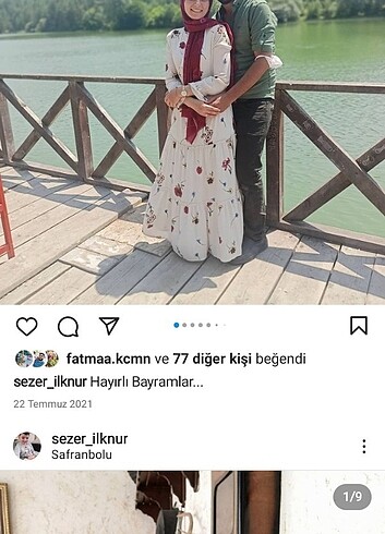 44 Beden Yazlik efil efil elbise