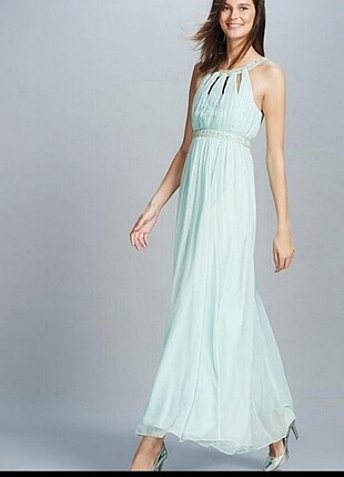Forever New Forever New su yeşili abiye nil yeşili pastel