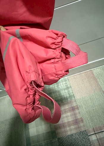 Kız Çocuk Pembe Askılı Dış Tulum - Görsel 5