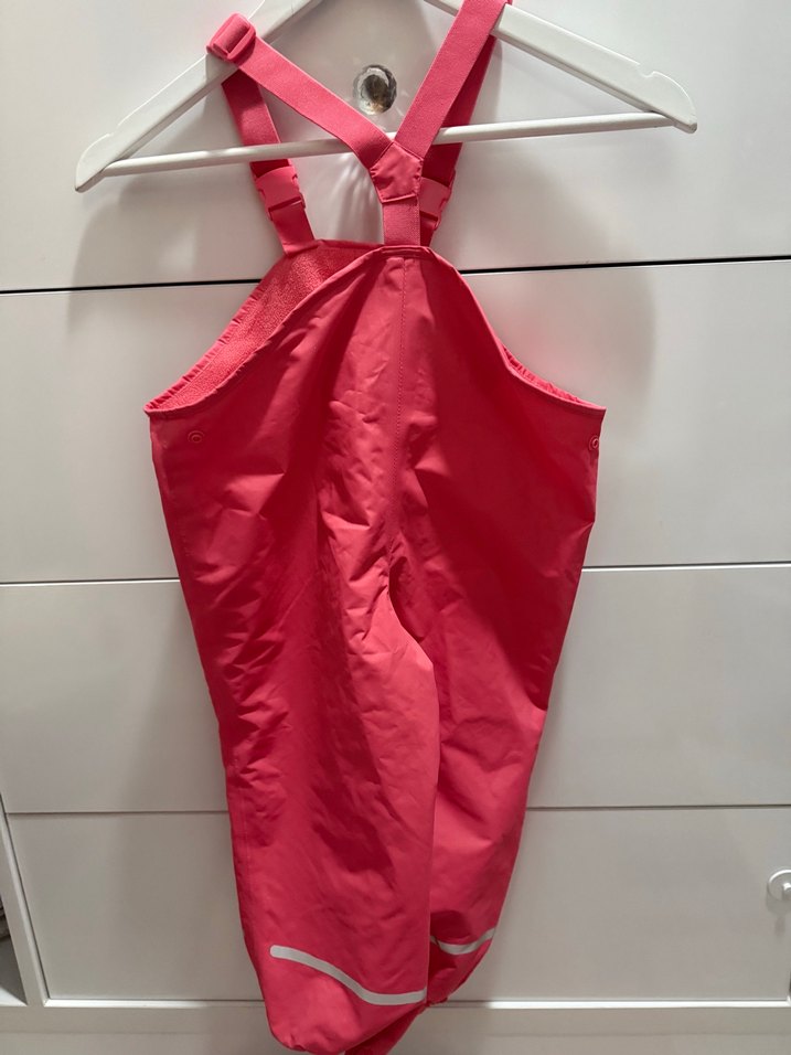 Kız Çocuk Pembe Askılı Dış Tulum - Görsel 2