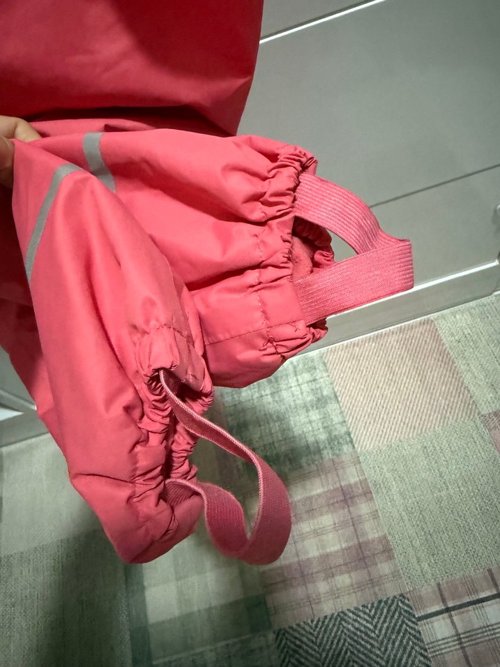 Kız Çocuk Pembe Askılı Dış Tulum - Görsel 5