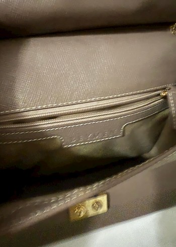 Deri Kadın Çanta Tokalı Modern Klasik - Görsel 4