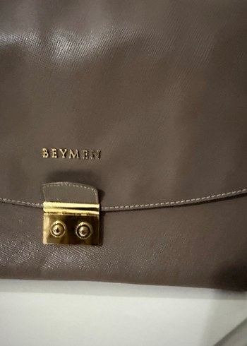 Deri Kadın Çanta Tokalı Modern Klasik - Görsel 2