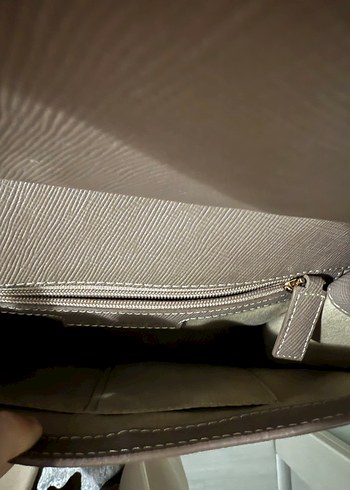 Deri Kadın Çanta Tokalı Modern Klasik - Görsel 5