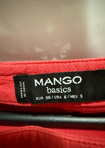 Kırmızı Mango Mini Etek - Görsel 2