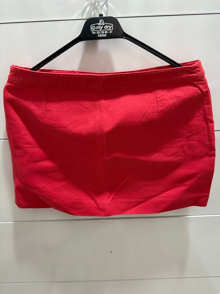 Kırmızı Mango Mini Etek - Görsel 3