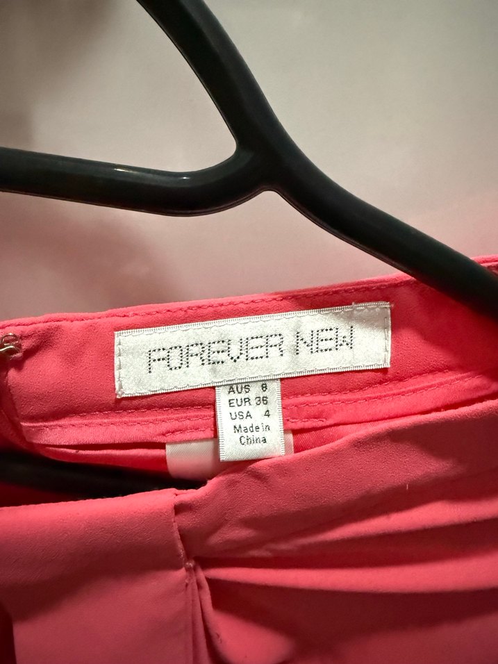 Pembe Midi Drapeli Kadın Etek - Görsel 2