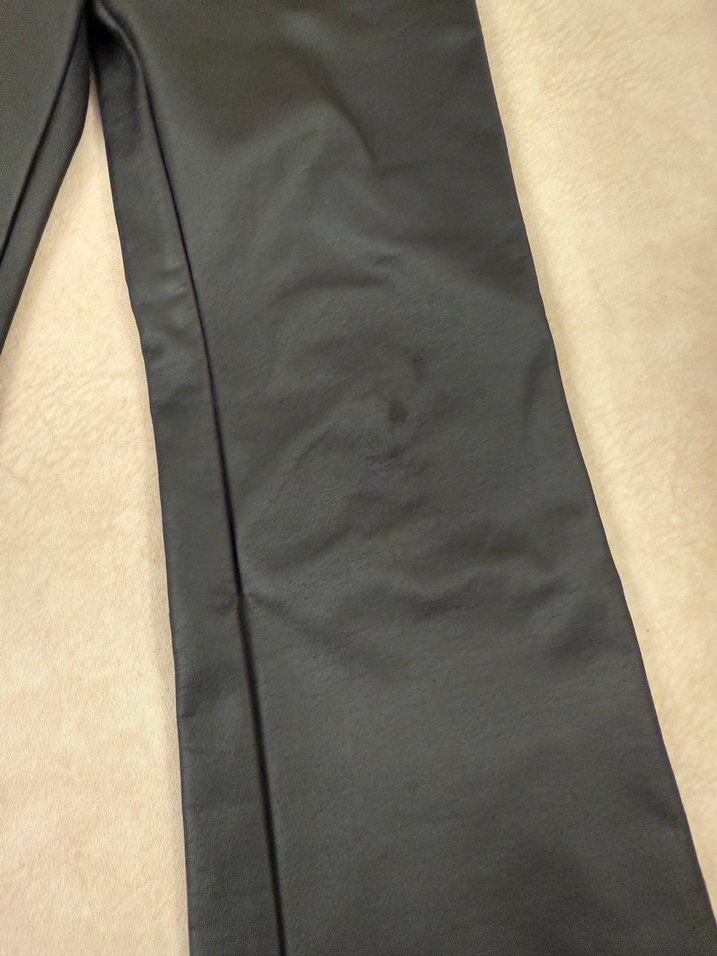 Siyah çocuk suni Deri  Pantolon - Görsel 5