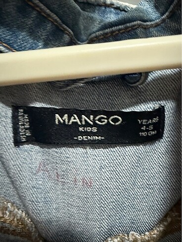 4 Yaş Beden Mango kot ceket