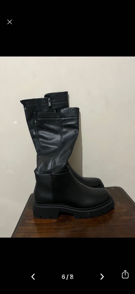 Nine West Siyah Çizme - Görsel 5