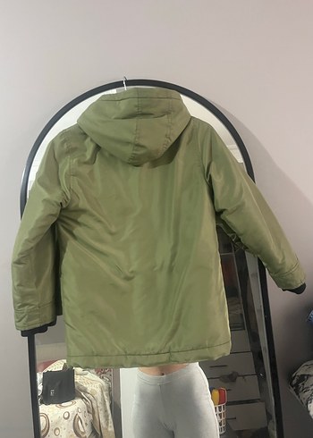 LC Waikiki Erkek Çocuk Haki Kapüşonlu Mont - Görsel 3