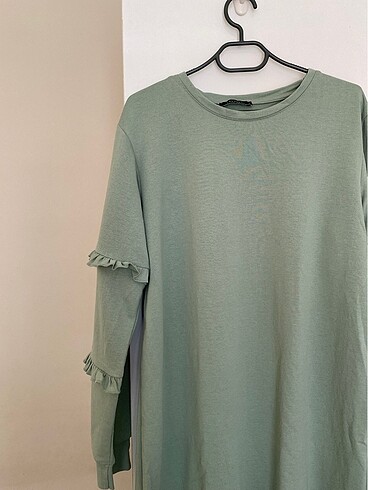 TRENDYOL MODEST MİNT YEŞİLİ TUNİK