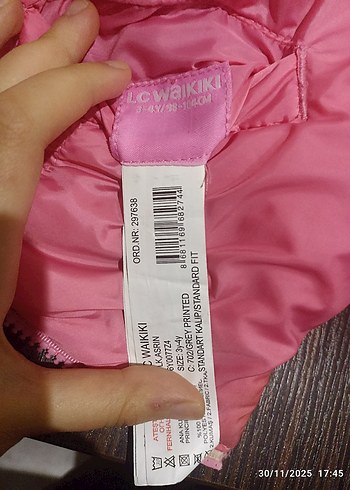 Çift Yönlü Kız Çocuk Kapüşonlu Yelek - Görsel 3