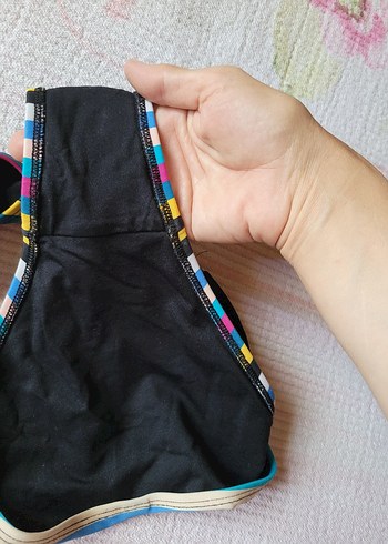 m Beden çeşitli Renk Çok Renkli Çizgili Bikini Altı