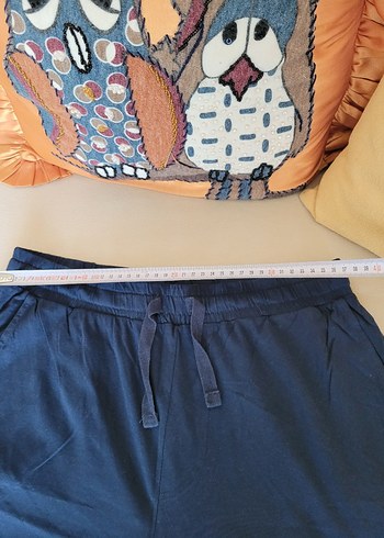 Erkek Lacivert Pamuklu Rahat Kesim Şort - Görsel 3