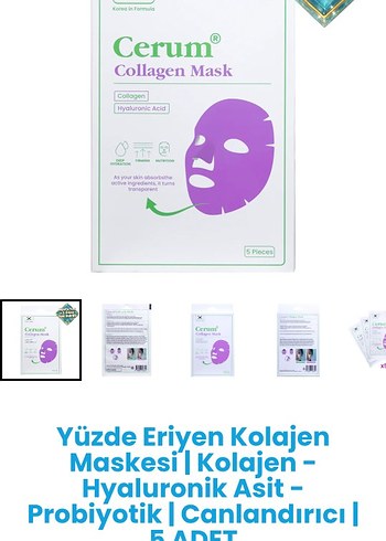 Kiperin Cerum Kolajen Maskesi - Görsel 4