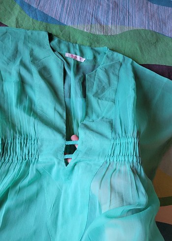 Penti Mint Yeşili Mini Transparan Pareo - Görsel 6