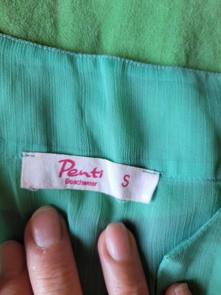 Penti Mint Yeşili Mini Transparan Pareo - Görsel 4