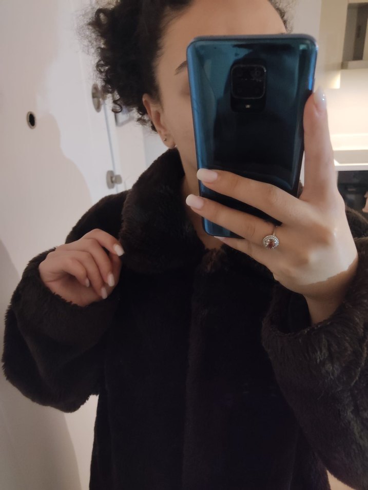 Kahverengi Kadın Midi Boy Suni Kürk Ceket - Görsel 3