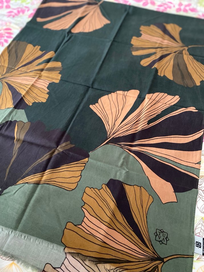 Çiçek Desenli Çok Renkli Bohem Kadın Şal - Görsel 5