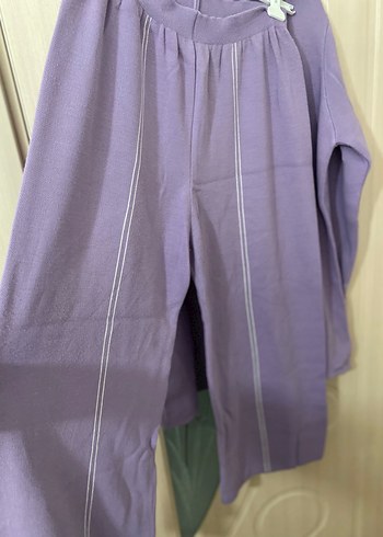 Mor Kadın Rahat Triko Takımı - Görsel 4