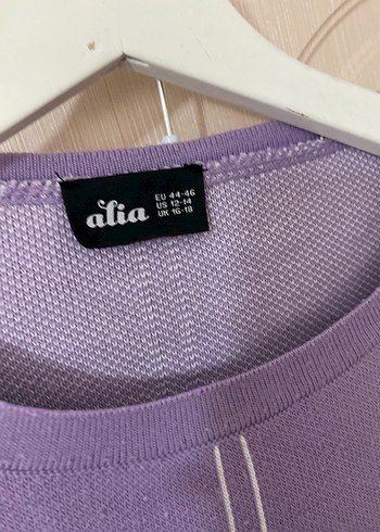 Mor Kadın Rahat Triko Takımı - Görsel 3