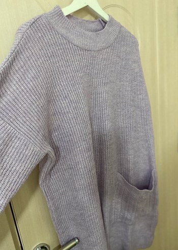 Mor Triko Salaş Kadın Kazak - Görsel 2