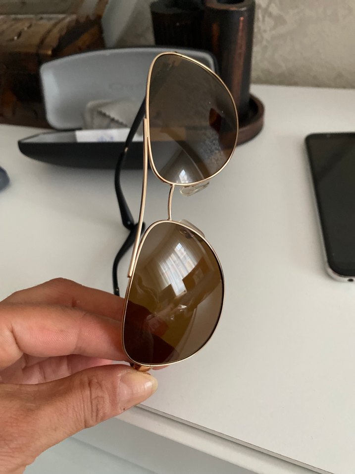 Klasik Bej Tokalı Kadın Güneş Gözlüğü - Görsel 2