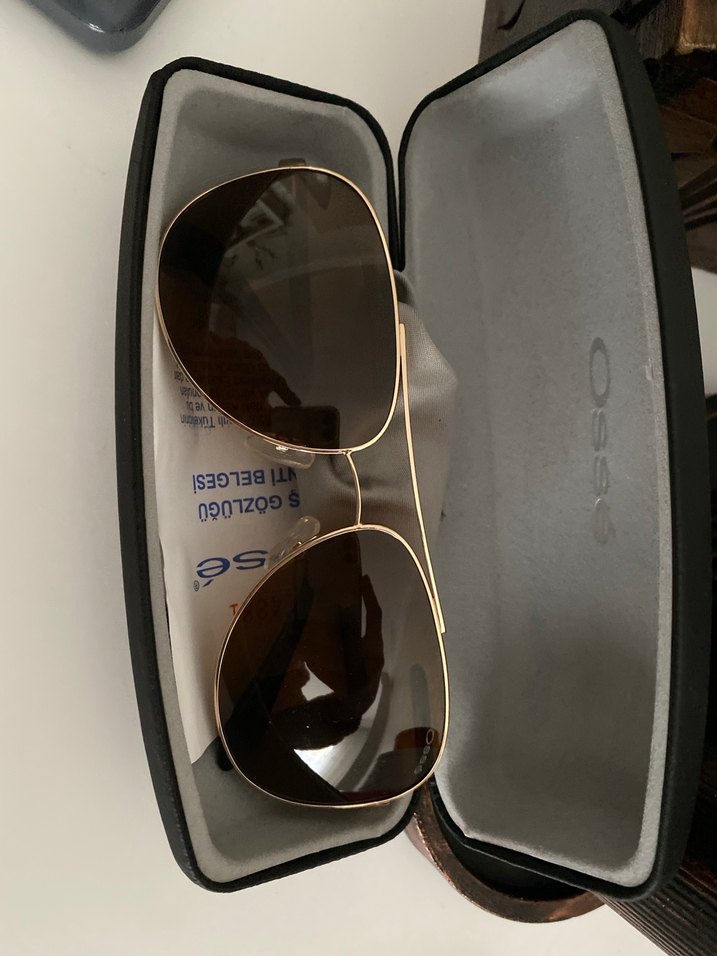 Klasik Bej Tokalı Kadın Güneş Gözlüğü - Görsel 3