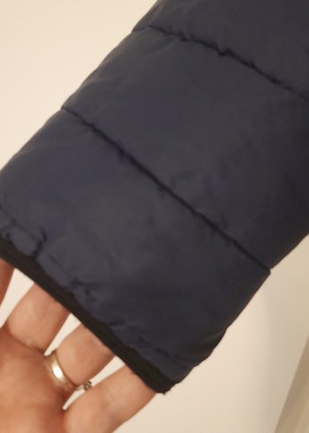 Erkek Lacivert Fermuarlı Ceket - Görsel 5