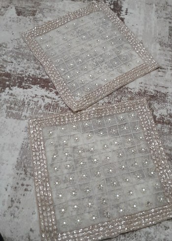 taş işlemeli nostaljik mobilya örtüsü - Görsel 6