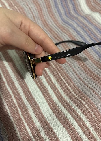 Kahverengi Örgü Detaylı Retro Kadın Güneş Gözlüğü - Görsel 2