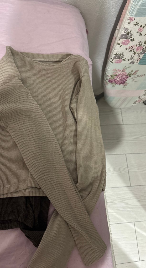 Uzun Kollu, Fit Kesim, Bisiklet Yaka Triko Kazak - Görsel 2