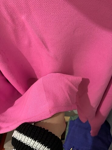 s Beden pembe Renk Pembe crop kazak