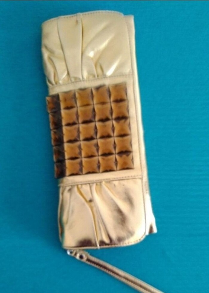 Gold gece çantası - Görsel 2