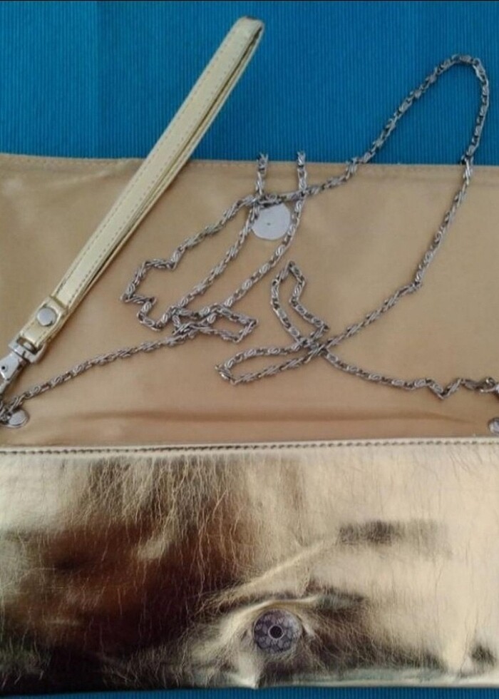 Gold gece çantası - Görsel 4