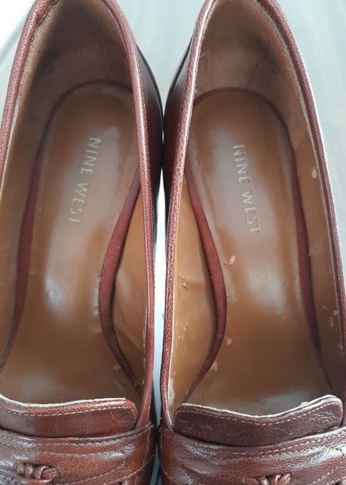 ninewest kalın topuklu ayakkabı - Görsel 3