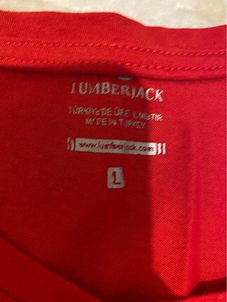 40 Beden Erkek Lumberjack Tshirt