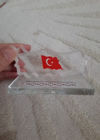 Türkiye Haritası Temalı Kristal Plaket - Görsel 2