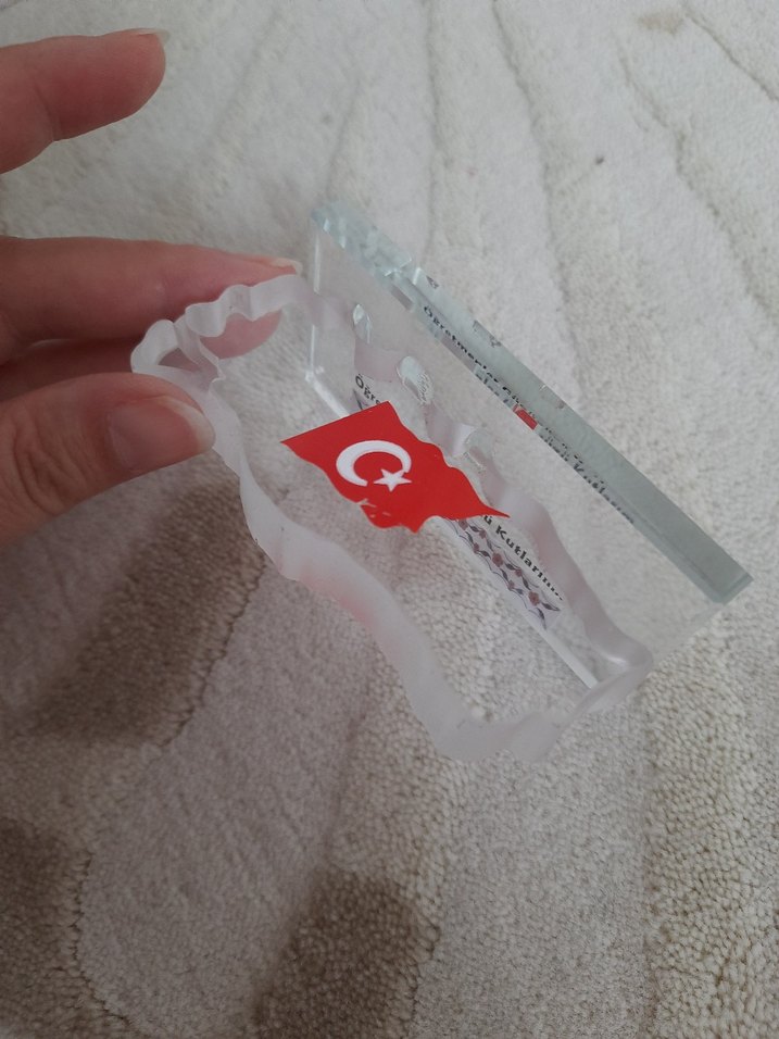 Türkiye Haritası Temalı Kristal Plaket - Görsel 5