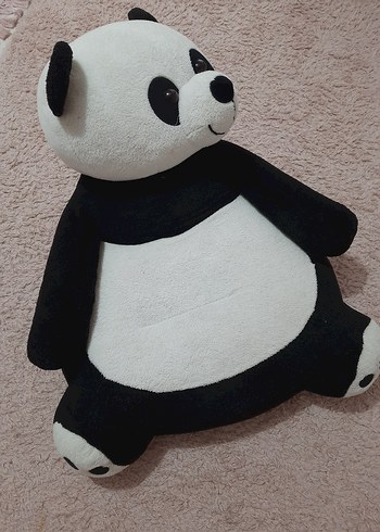 Gri Siyah Peluş Panda Oyuncak - Görsel 5