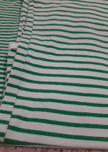 Yeşil Çizgili Bebek atleti 2'li - Görsel 3